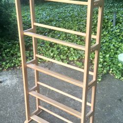 Solid Wood 5-Tier Shoe Rack Organizer Stand! 😎