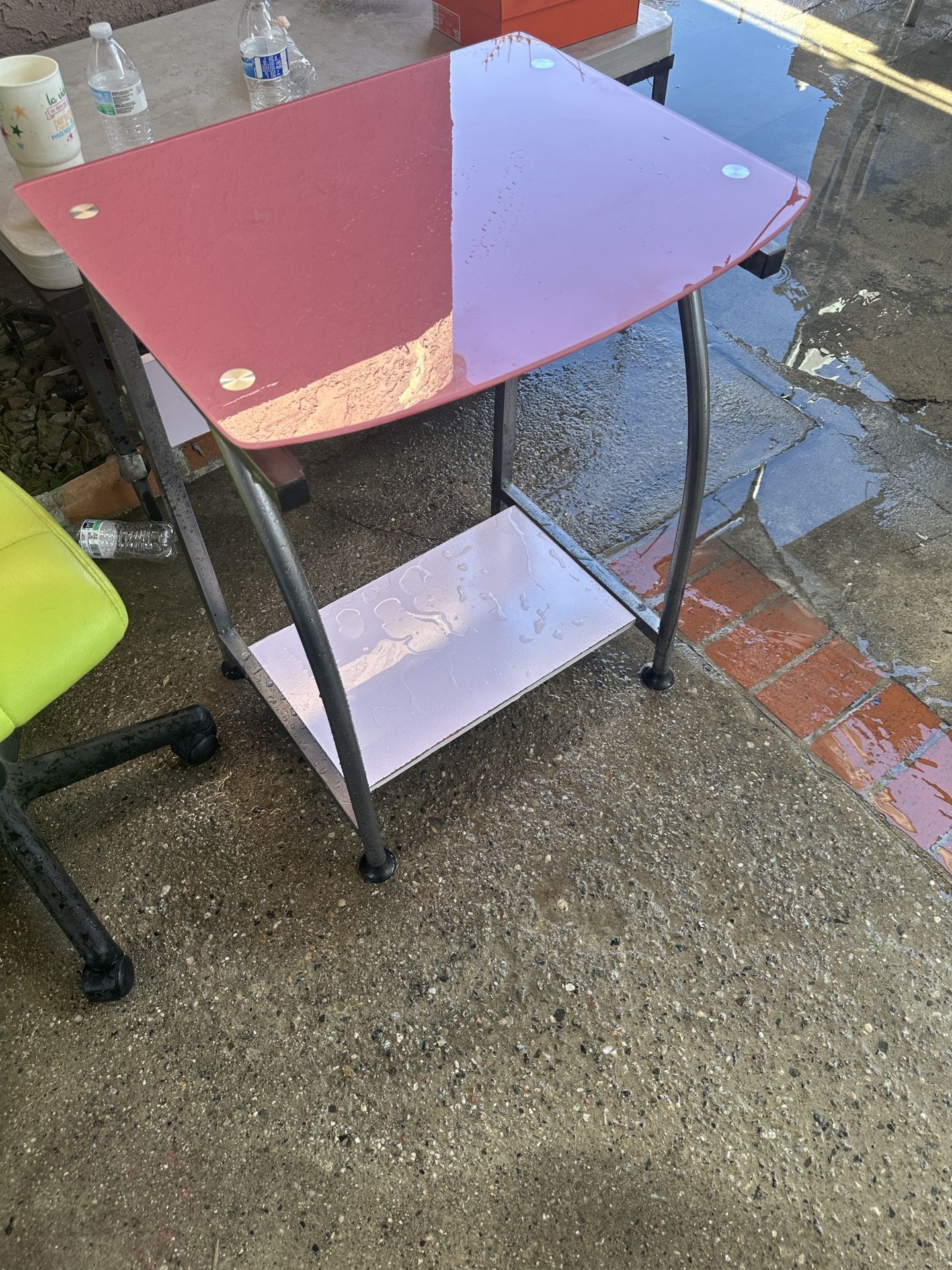 Pink Bedroom Desk