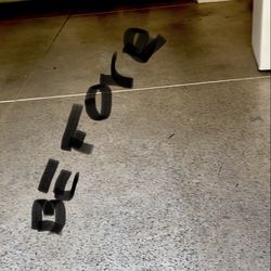 Epoxi garage floor  for just labor