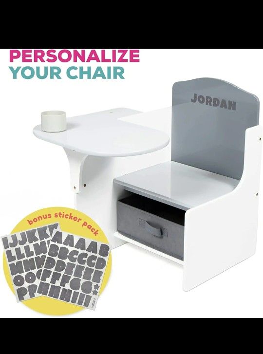 Milliard Chair Desk with Storage Bin for Kids, Children Activity Playset Furnitu