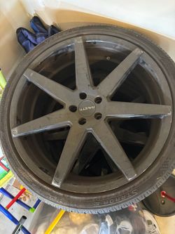22 inch Ravetti Rims & Tires