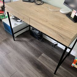 Threshold Desk + Bookshelf