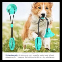 'Grip N' Play' Treat Dispensing Football Shaped Suction Cup Dog Toy