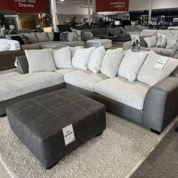 [OM] 🟪 Only $45 initial then take it home 🏡 Brand New Clairette Court Sectional 
