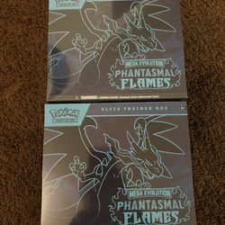 Pokemon TCG Phantasmal Flames ETB Lot of 2