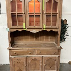 China Hutch And Table Set 