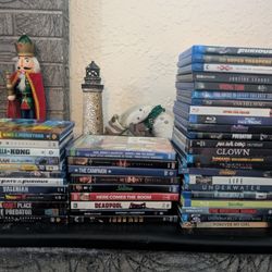 Blue Rays +DVDs 