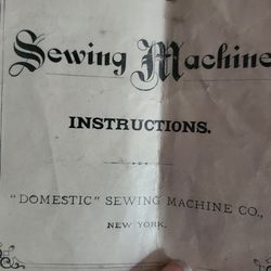 Vintage Domestic brand peddle sewing machine