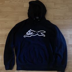 Ice Cream Running Dog Hoodie – Black