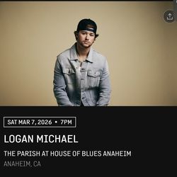 2 Logan Michael tickets