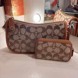 Coach Swinger 20 with matching wallet