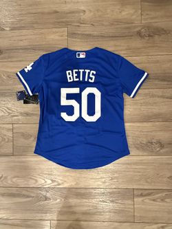 Women LA Dodgers Mookie Betts blue Stitched Jersey, S To 2xl 