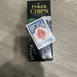 Poker Chips and A Deck Of Cards