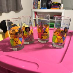 Cute Inclusive Glasses - Set Of 4