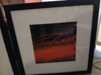 Glass Framed Hanging Artwork