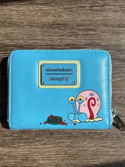 Nickelodeon Loungefly Gary Zip-Around Blue Cartoon Women's Wallet