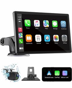 Pantalla Carplay inalámbrica para coche de 7" HD portátil,