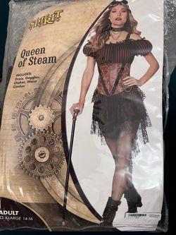 Spirit Queen of Steam Steampunk Costume XL