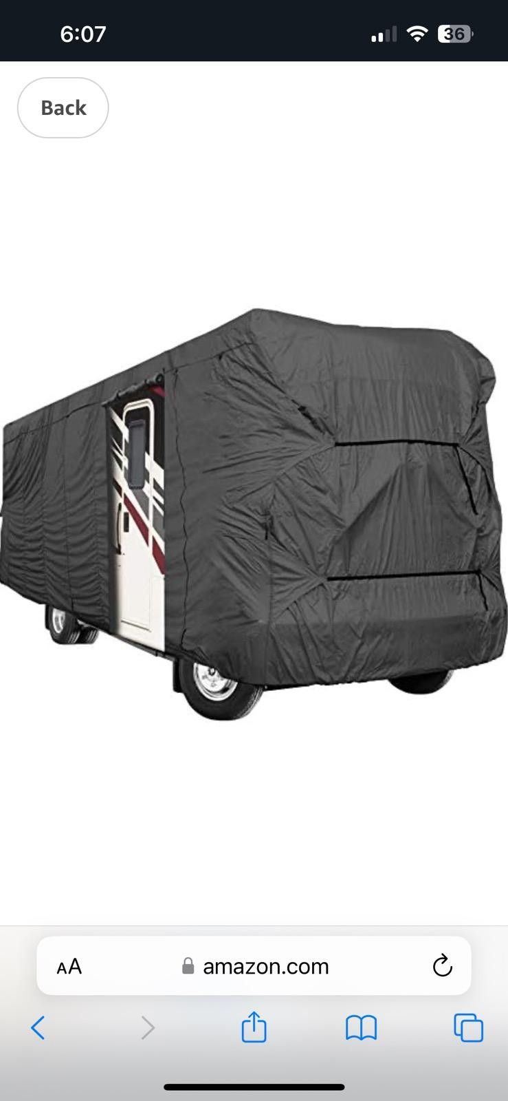 30ft Rv/Motorhome Cover