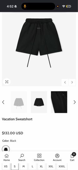 Essential black shorts