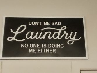 Funny metal wall sign