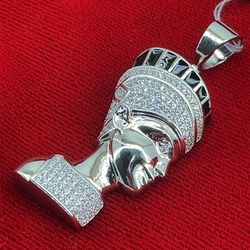 925 Silver Pendant With Cz Egyptian With Black Enamel 16.2 G 179153–2