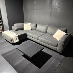 FREE DELIVERY - Grey Sectional Amazing Condition
