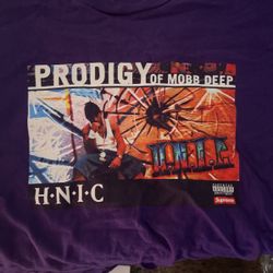 SUPREME PRODIGY SHIRT SIZE LARGE (with supreme Bag And Free Sticker)