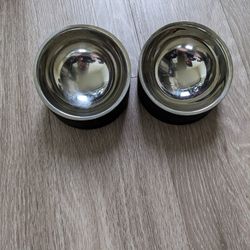 Dog Pet Slanted Stainless Steel Food Bowls