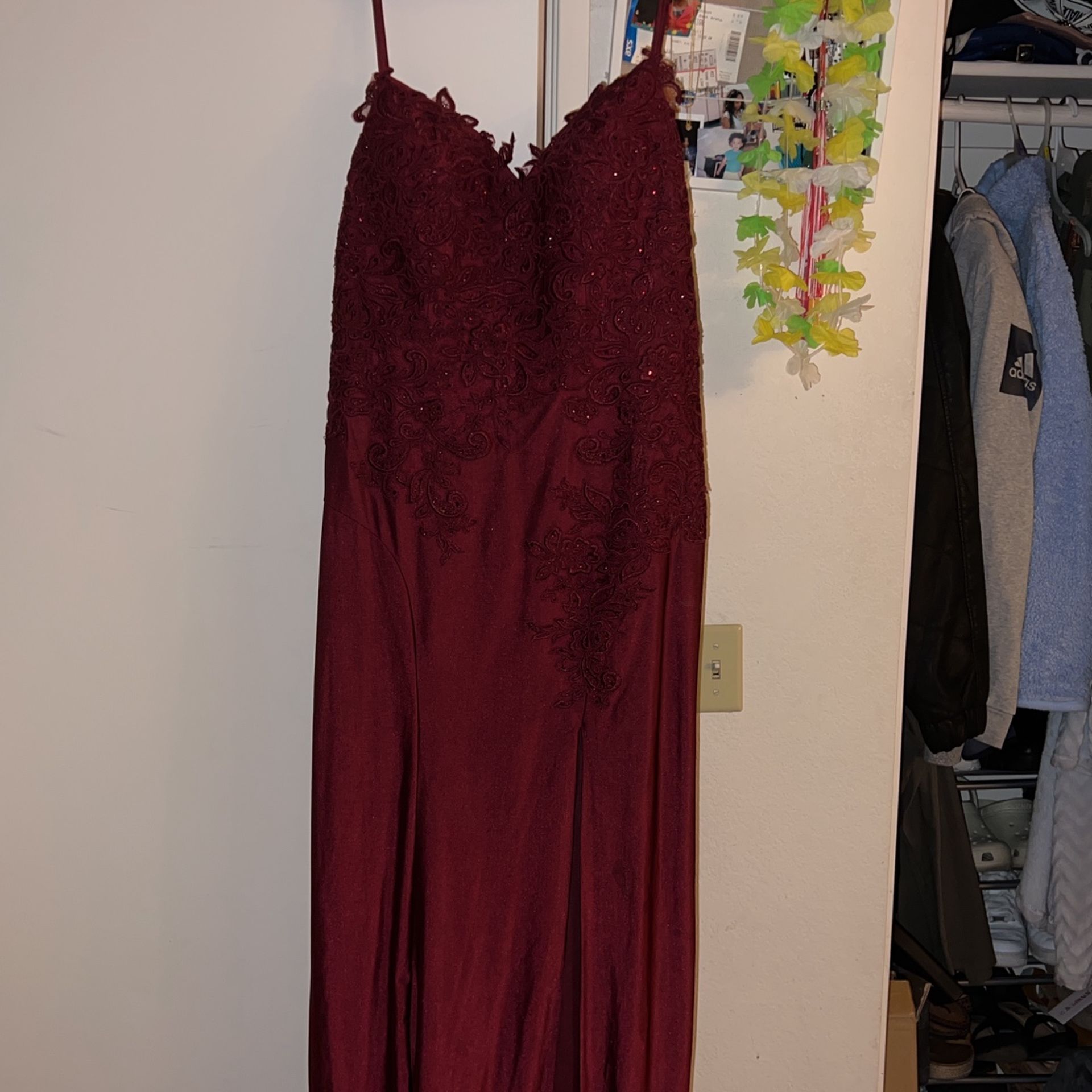 Maroon Prom Dress