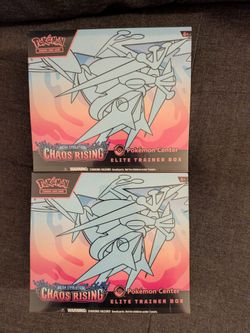 pokémon chaos rising PKC ETB pokémon center elite trainer box pokemon tcg