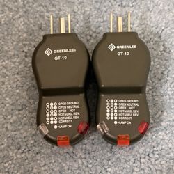 Greenlee GT-10  110V Outlet Circuit Tester with Polarity