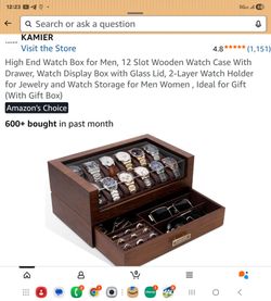 Watch box 12 slot