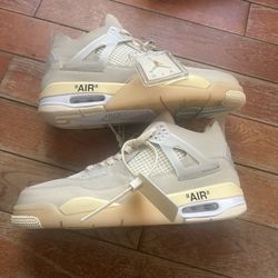 Jordan 4 Retro Sail Off White 