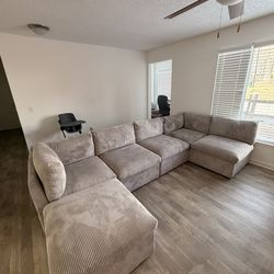 Living Room With Ottoman