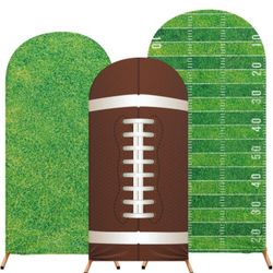 Sport Arch Backdrop Cover Set of 3 Arch Covers Spandex Stretch Backdrop Stand Cover 4ft, 5ft, 6ft for Wedding Birthday Shower Ceremony Decoration(Foot