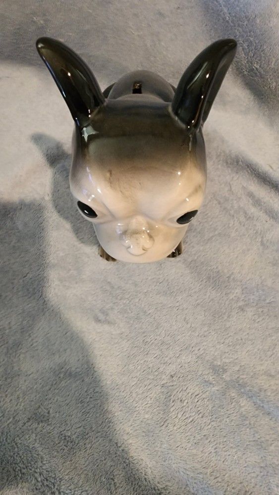 Ceramic French Bulldog Piggy Bank