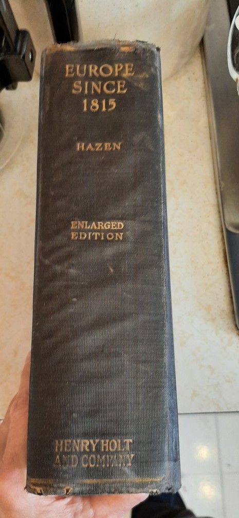 Europe Since 1815 enlarged edition Hazen