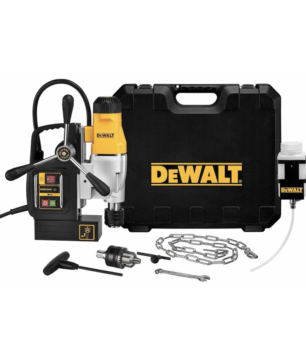 New, DEWALT Drill Press, Magnetic, 2-inch, 10-Amp with 2-Speed Setting (DWE1622K)