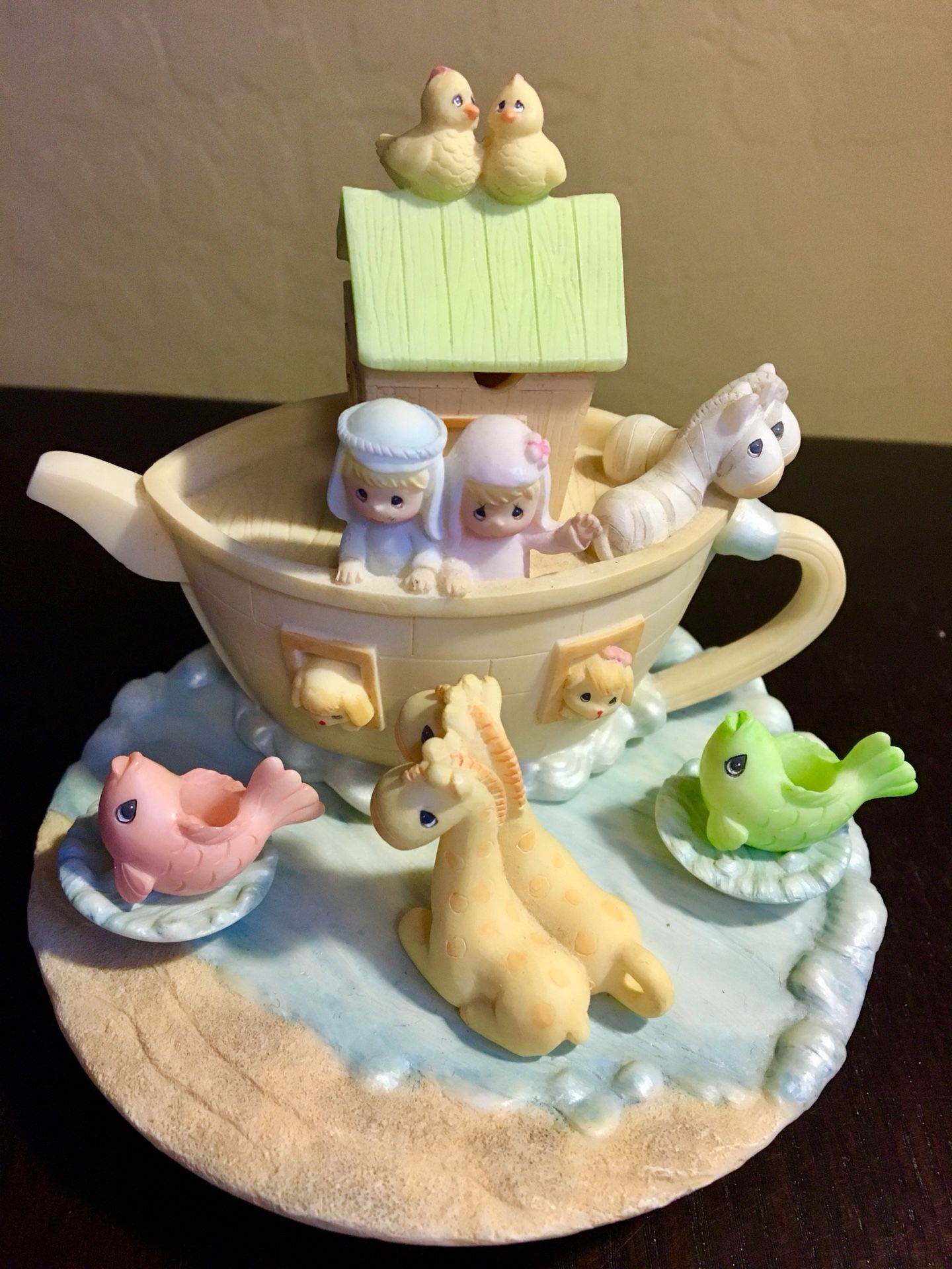 2000 Precious Moments Noah’s Ark Mini Tea Set