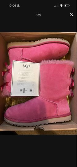 UGG Bailey Bow Boots Pink