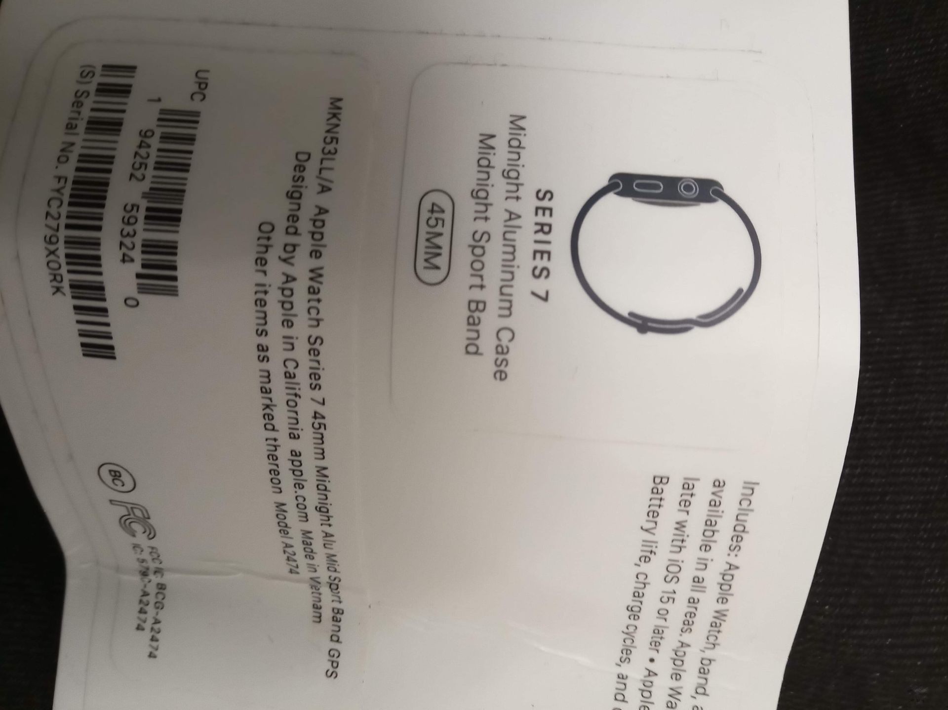 2 Series 7 Apple Watches Brand New 