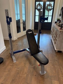 Fitness Gear Pro Olympic Bench & Squat Rack – Excellent Condition