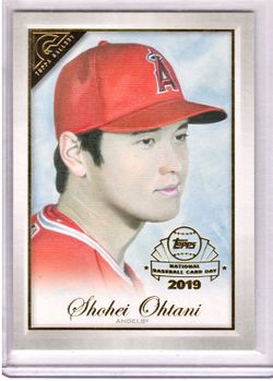 2019 Topps Gallery Shohei Ohtani National Baseball Card Day