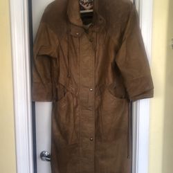 Vintage G3 Leather Trench Coat