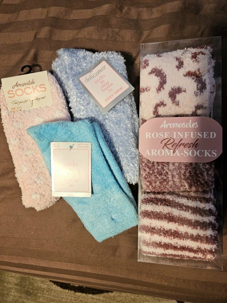 6 Pairs Soft Cozy Socks
