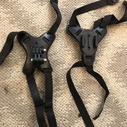 2 GoPro Chin Mount Straps No Hardware