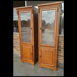 Pair Of Cabinets Shelves 