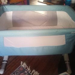 Portable Baby Bedside Bassinet Crib With Carrying Bag 