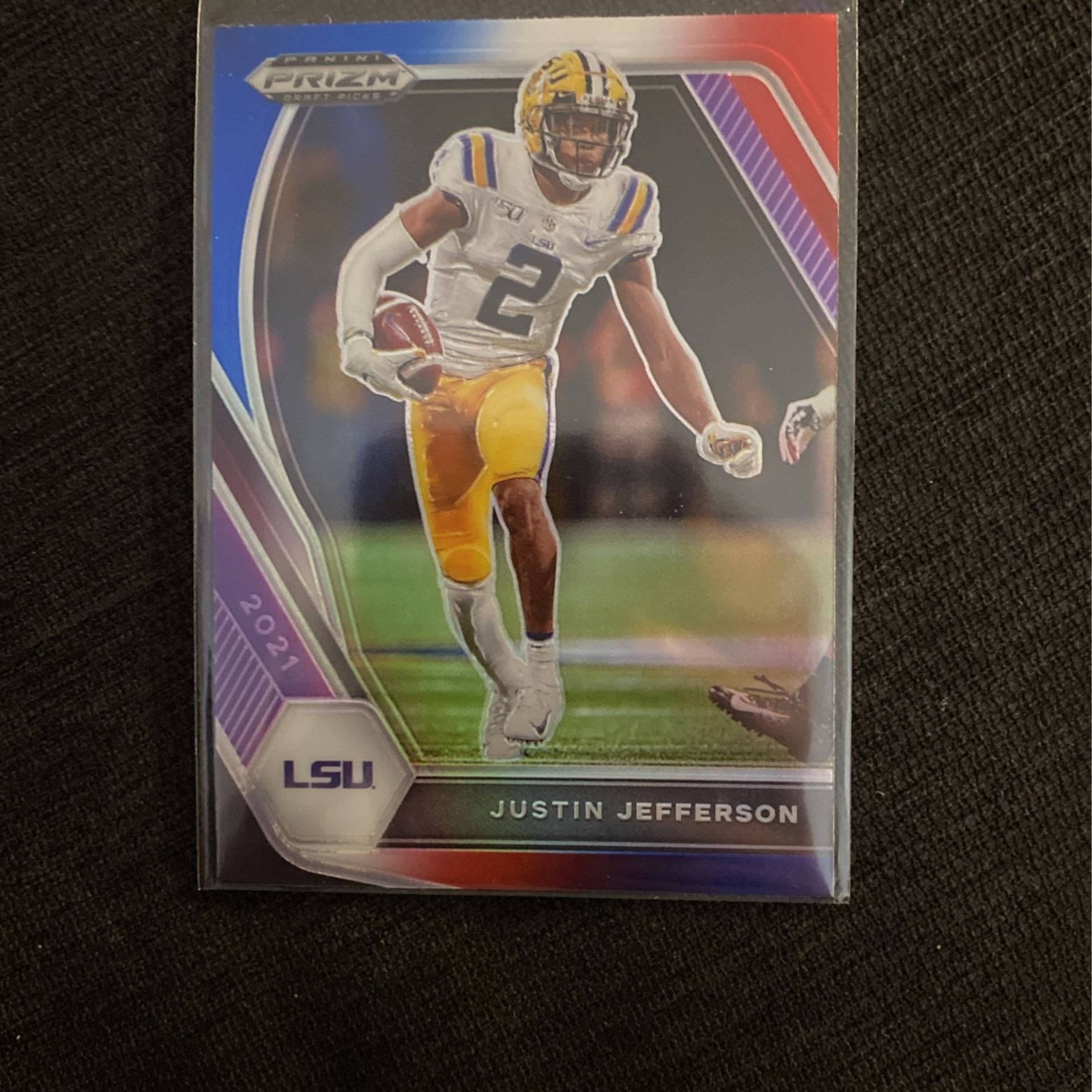 Justin Jefferson 2021 Red White Blue Prizm